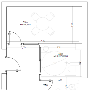 Planos de oficina privada en Vallecas – Espacio 42